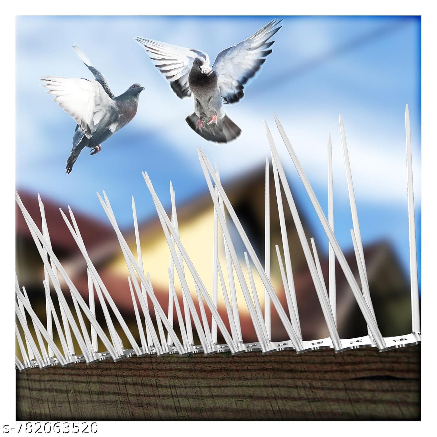 Brunelle Premium Bird Spikes – Pack of 5 | Anti-Pigeon & Bird Deterrent Spikes for Balconies, Walls & Windows